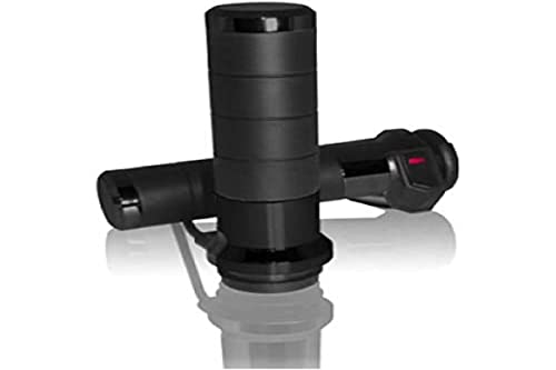 KOSO Titan-X Heizgriffe 7/8" + 1" L=120mm mit integriertem Switch - schwarz