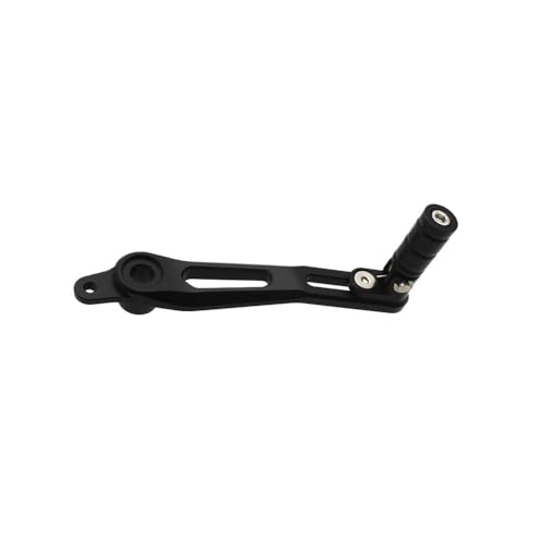 AUGUST SNOW Motorrad Schalthebel Für Ducati Für Multistrada 1200 Enduro 950 2011-2018 Für Multistrada950 2017 2018 Einstellbare Klapp Schalthebel Schaltpedal Hebel Fußschalthebel(Zwart)