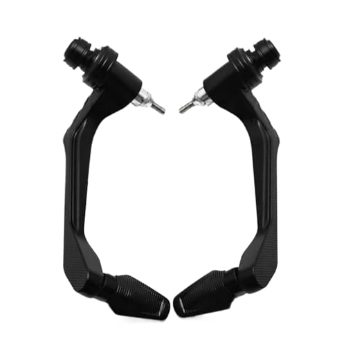 YUQUDGELKY Für Ducati Für Monster696 Für Monster 797 821 Für Hypermotard 950 848 Für Scramble Für Diavel Universal-Motorrad-Handschutz 17-22 Mm Lenkerhandschutz(SCHWARZ)