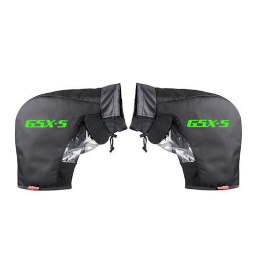 WUYUEY Warme Motorrad Lenkerhandschuhe Für Suzuki GSX-S750 GSX-S1000 GSXS750 GSXS1000 Motorrad-Lenkergriffwärmer Für Den Winter(F)