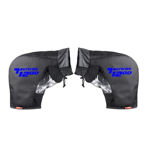 UIFCOG Lenker Handschuhe Für Yamaha Tenere 1200 Motorrad-Lenkerhandschuhe Winter-Thermohandschuhe(D)