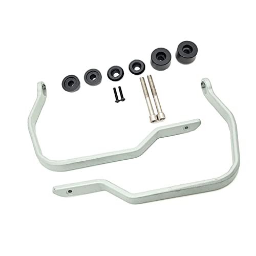 Rynplex Motorrad-Handschutz, Sturzbügelschutz, Lenkergriff, Handschutz, for BMW, F750GS F850GS ADV F 750 GS F850 2018 2020 2021 Motorrad-Handschützer(Silver)