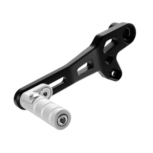 SFIWFOGD Kompatibel mit Ducati Desert X 2022/2024 Motorrad-Aluminium-Schalthebel DesertX, Verstellbarer, klappbarer Schalthebel-Schaltpedalhebel(Silver)