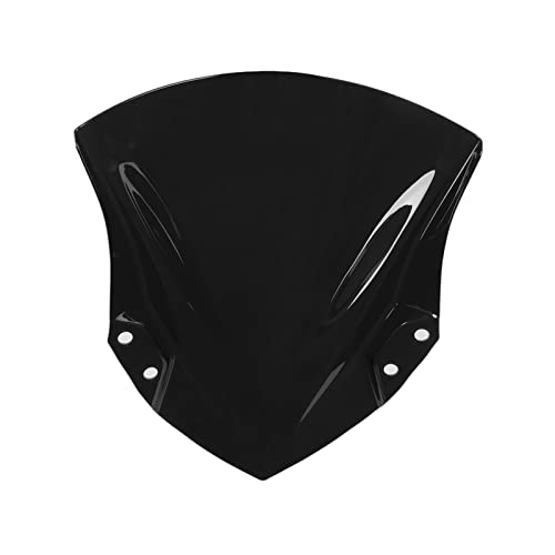 msdono Für Kawasaki Für Ninja 400 2018-2023 Motorrad Windschutzscheibe Wind Luftstromabweiser Mit Halterung Displayschutzfolie Motorrad-Modifikationsteile (Farbe : Black)
