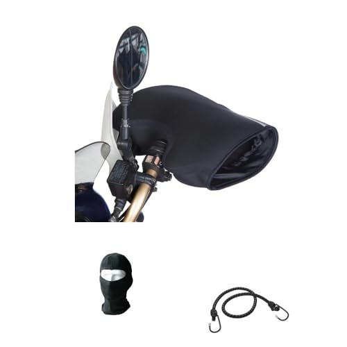 Für Triumph Tiger 1050 Sport ABS 2013-2015 R367-X Tucano Urbano Griffabdeckungen, wasserdicht, schwarze EVA-Griffe, Thermofutter aus Pelz