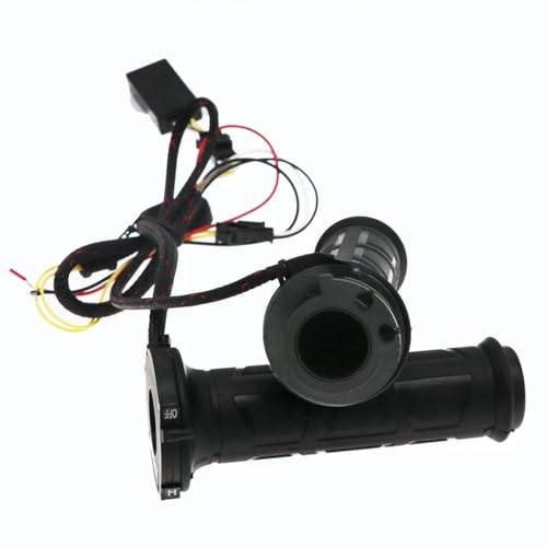 Universal 22mm Electric Heated Grips Kompatibel mit 7/8" Handlebar Motorrad ATV Scooter Moped Anpassbar Handwarmer 12V Paar