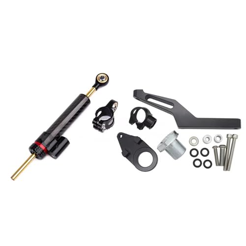 Stabilizer Kompatibel Mit Kawasaki Für Ninja Für ZX-6R 2024 2025 Motorradzubehör Lenkungsdämpferstabilisator(Black)