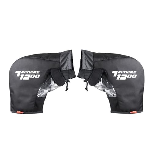 WUYUEY Warme Motorrad Lenkerhandschuhe Für Yamaha Tenere 1200 Motorrad-Lenkerhandschuhe Winter-Thermohandschuhe(C)