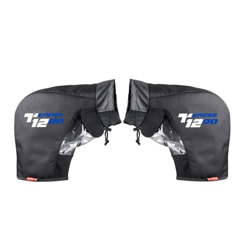 AMZCO Motorrad Lenker Handwärmer Für Yamaha Tenere 1200 Motorrad-Lenkerhandschuhe Winter-Thermohandschuhe(B)
