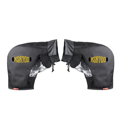 AMZCO Motorrad Lenker Handwärmer Für Yamaha XSR700 XSR 700 Motorrad Lenkerabdeckung Winter Warme Griffe(E)