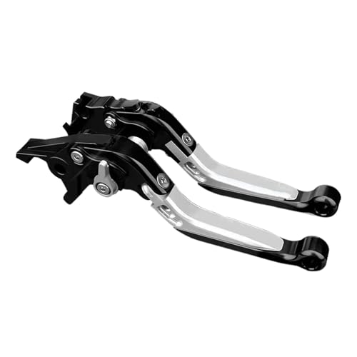 EJUOYO Passend für Kawasaki Ninja 400/300/250/125 2018-JETZT Kupplungshebel Bremshebel-Set, Faltbare, verstellbare Griffhebel(12)