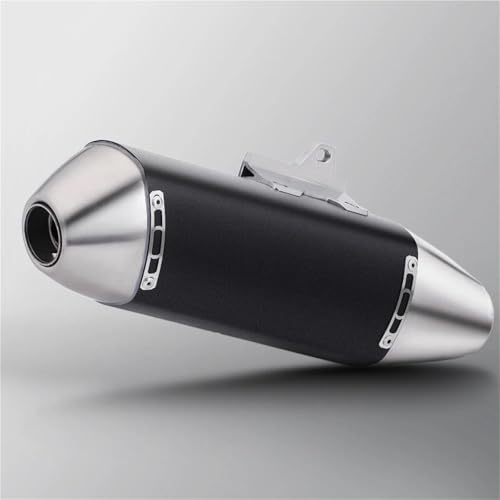 Motorrad-Auspuff Für Yamaha WR450 WR 450, 51 Mm, Schalldämpfer, Abnehmbarer Schalldämpfer Auspuffrohr(SCHWARZ)