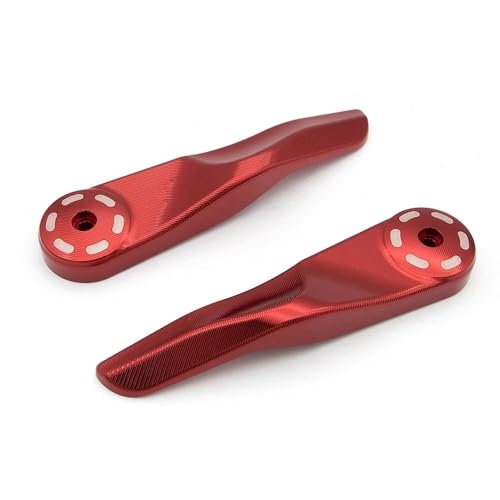 JBPIHZT Motorrad-Handschutz Mit Schieber Für Ducati Für Multistrada 1260/1200/950 Und Für Hypermotard 950 Ab Baujahr 2015(ROT)