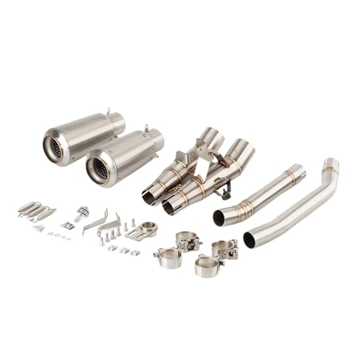 Motorrad Schalldämpfer Auspuffrohr Für Triumph Für Scrambler 1200 XE XC 2019-2022 Für Scrambler 1200 Motorrad Auspuff(Style 1)