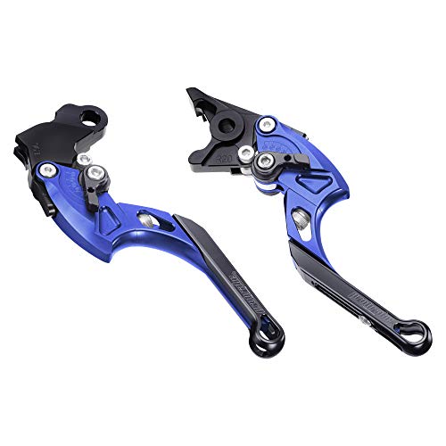 Bremshebel Kupplungshebel Set TECTOR blau für Kawasaki ZX-10R Ninja (04-05) ZXT00C