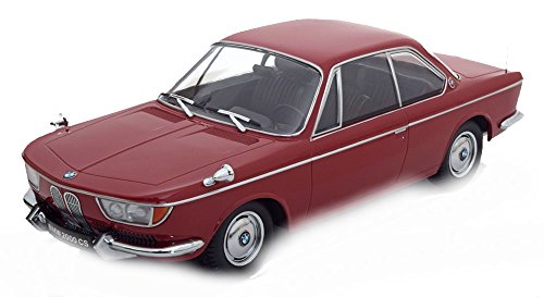 Modellauto KK-Scale 1:18 BMW 2000 CS Coupe 1965 dunkel-rot Limited Edition 1000 pcs.