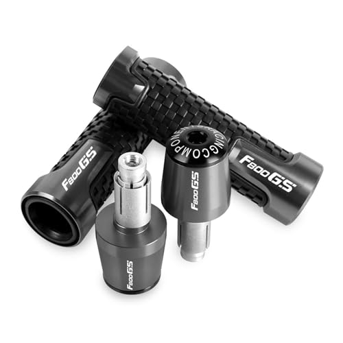 Für BMW F800GS F 800 GS 2014 2015 2016 2017-2022 Griff Bar Gewicht Lenker Enden Kappe Vibration Stecker Hand Griffe Abdeckung (Farbe : B-Gray, Size : Normalcy)
