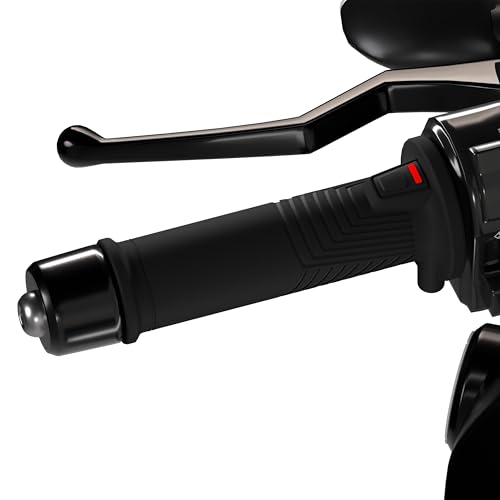 Ultimateaddons Premium Plus Motorrad-beheizte Griffe mit Hitze-Boost, für Lenker mit 22 mm Durchmesser (130 mm)