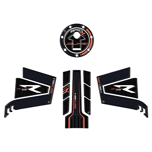 labelbike - Aufkleber Kit 3D geharzt Tankschutz für Motorräder kompatibel mit KTM 890 Duke R