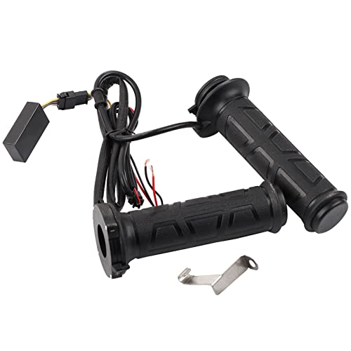 Ejoyous Handgriffe Griffheizungen Lenkergriffe 22mm elektrische beheizte Motorradgriffe mit Verstellbarer Temperatur und Anti-Rutsch-Oberfläche für 12V Motorräder mit 7/8 Zoll Lenker