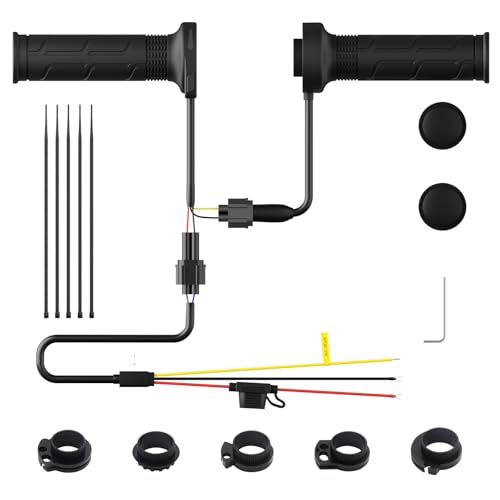 Chenxi Studio 2. Beheizte Griffe 6-Fach Verstellbar Kaltwetter Griffheizung IP67 Batteriesparend Beheizte Griffgriffe