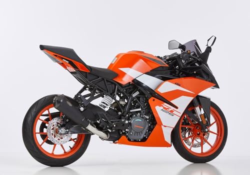DSX-7 Slip on Ersatzdämpfer (1-1) Super Short kompatibel mit KTM RC 125 KTM IS RC 125 ccm Bj. 2017-2020
