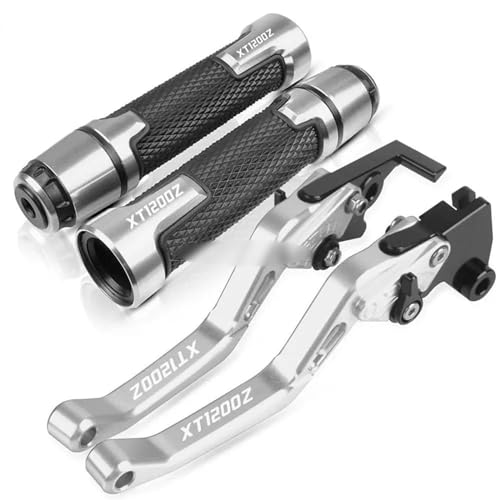 Motorrad Lenkergewichte Für XT1200Z ZE Super Tenere 2010-2018 XT1200ZE XT 1200 Motorrad Lenkergriff Bremse Kupplungshebel Lenkergriffe(J)