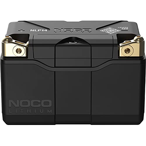 NOCO Lithium NLP14, 500A Lithium Motorradbatterie (besser als Gel oder AGM), 12V 4Ah Roller-Batterie und Quad-Batterien, einschließlich Harley Davidson, BMW, Honda, Kawasaki, Yamaha, KTM und mehr