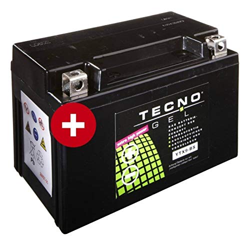 YTX9-BS TECNO GEL-Batterie für S 1000 R ABS Baujahr 2013-2016