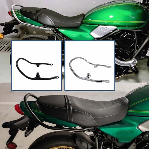 SHINKXMT Motorrad-Beifahrer-Armlehne hinten, Soziussitz, Haltegriff, Handschiene, passend für Ka&wa&sa&ki Z650RS Z 650 RS Z 650RS Zubehör 2021 2022 2023 2024 (Schwarz)