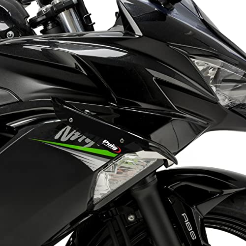 Winglets kompatibel für Kawasaki Ninja 650 20-21 schwarz Puig Downforce Sport