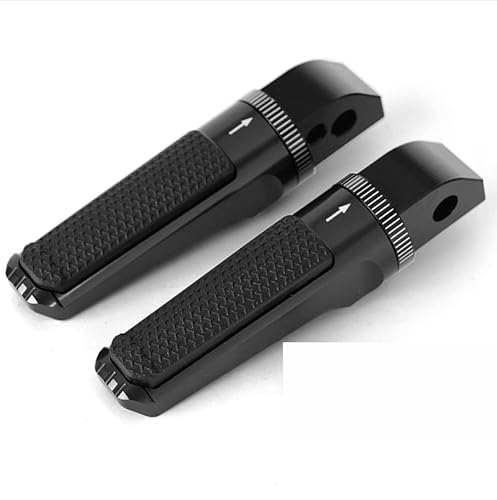 Motorrad Fußrasten, Für Triumph Street Triple 765 Standard 2017 2018 2019 2020-2024, Motorrad Änderung Fußrasten Pedale, Fußstütze Zubehör,Black