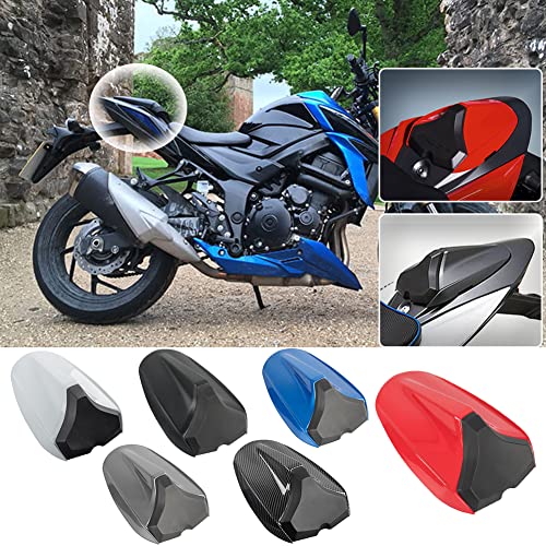 Lorababer Motorrad sitzbezüge ABS Beifahrersitzverkleidung Heck Sozius Solo Verkleidung Hump für Suzuki GSXS750 GSX-S 750 2017-2021 2018 2019 2020 (Kohlefaser-Look)